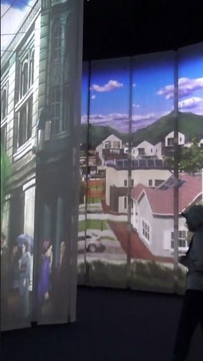 【EXPO2025】大阪関西万博 未来の住宅のコンセプトムービーが巨大映像に投射（未来の都市パビリオン）