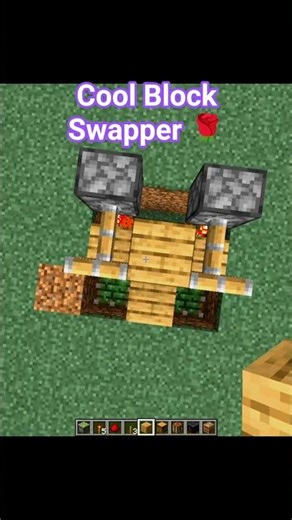 Minecraft Block Swapper💀 (Die With A Smile) #minecraft #shorts