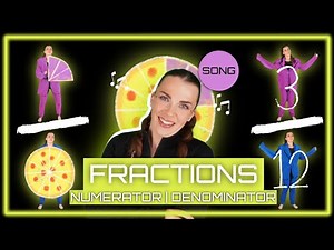 Identifying Fractions Song | Numerator Denominator | Math Song | Mina & Cortex