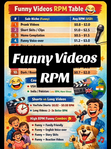 Funny Videos RPM Insights