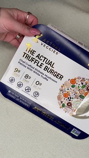 Have you tried our new truffle burger? #GetCrackin #vegan #actualveggies #veggieburgers #plantbased #truffle #burger