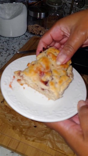 Raspberry Jam Stuffed Drop Biscuits #biscuit #recipe | Mama Sofana's Buttercream Dreams