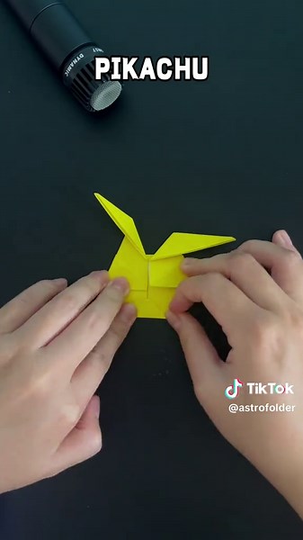 Origami Pikachu Tutorial How To Make Fold Step by Step Christmas Decor Idea for Kids Girlfriend Boyfriend #pikachu #origami #papercraft #origamitutorial #paperfolding