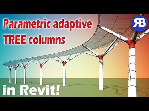 Revit Snippet: Create Parametric Tree Columns with Adaptive Components