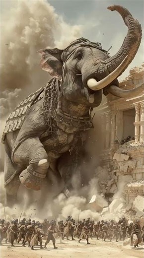 Unstoppable Elephant Smashes Through Fortress Walls! 🐘💥