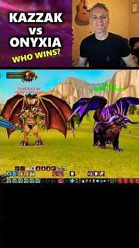 Kazzak vs Onyxia: Who Wins? #wowclassic #worldofwarcraft #shorts