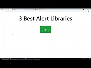 3 Best Alert Libraries - Code With Mark