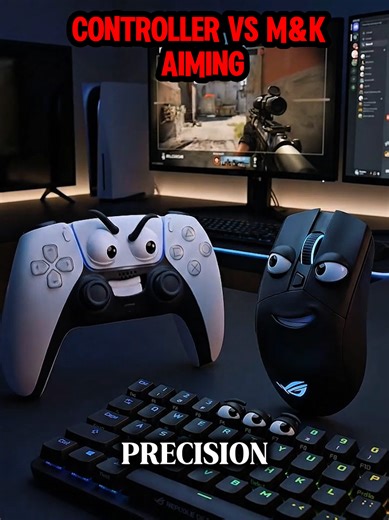 Controller vs Mouse & Keyboard! Who is better? Comment down below👍