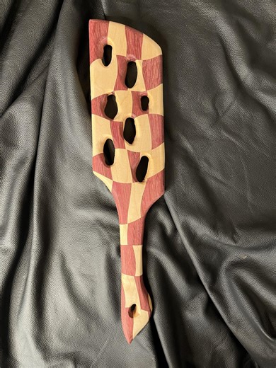Mad Hatter’s Folly Handmade Wooden Paddle – Artisan Spanking & Impact Play Paddle - Etsy