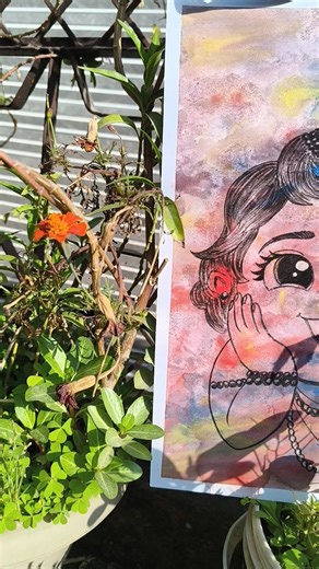 radhe radhe 🙏🏻♥️ #littlekrishna #trend #art #krishna #kanhaji