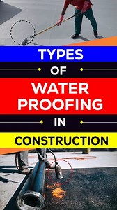 26K views · 1.5K reactions | Types of Water Proofing  #viral #viralreels #construction #civilengineering #house | Solitude Education | Facebook