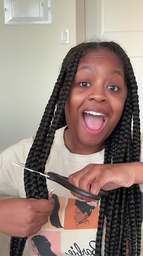 Cutting My Braids Transformation
