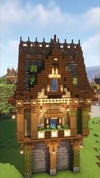 Medieval Library #minecraft #shorts #medieval #library