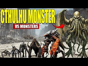 Cthulhu vs Giant Monsters | 3D Monster Size Comparison