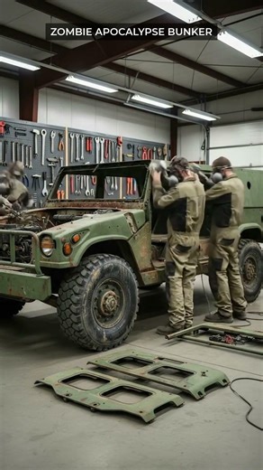 🧟 INSANE Zombie Apocalypse Bunker MRAP Build - Ultimate Survival Van!