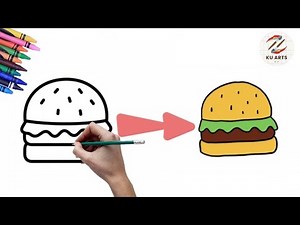 How To Draw A Cheeseburger (Art Tutorial)
