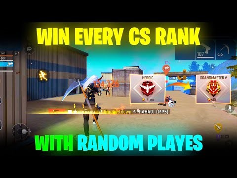 How To Win Every CS Rank With Random Players😱🔥| CS Rank Tips And Tricks | Free Fire