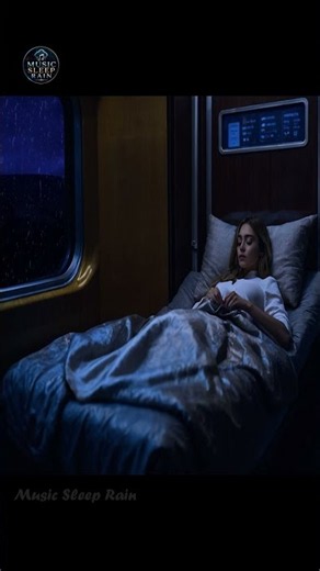 Hours of Cozy Train Sleep |Best Undisturbed Rainy Train Journey🌧️Sleep on a Cozy Moving Train #rain
