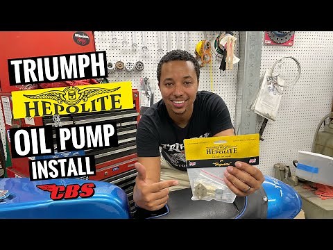 Triumph Hepolite Oil Pump Install