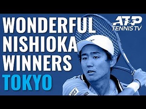 Wonderful Yoshihito Nishioka Winners & Match Point vs Sousa | Tokyo 2019