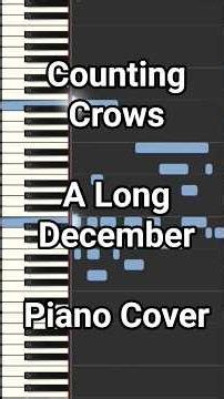 Counting Crows - A Long December - Piano Tutorial in C