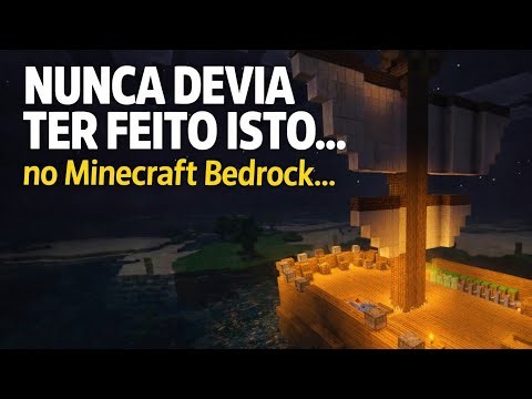 Construi um BARCO INCRÍVEL no Minecraft Bedrock 🚢 | Build Detalhada