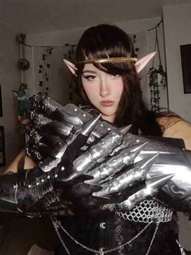 Dark elf cosplay #darkelf #elf #nazgul #cosplayer #fyp
