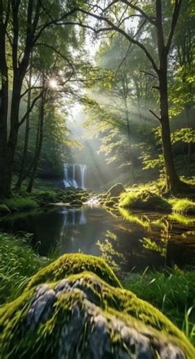 The waterfall is breathtaking! Experience the healing power of nature.