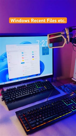 Windows recent files how to open #computertips