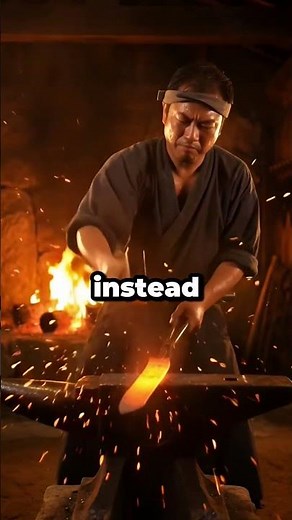 You Won’t Believe How Katanas Bend Without Breaking! 😲 #history #samurai #japan