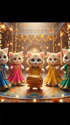 “Cute Cat Clap Dance 😻✨ | Adorable Kitten Dance Show”#shorts #shortsfeed #dhooldance