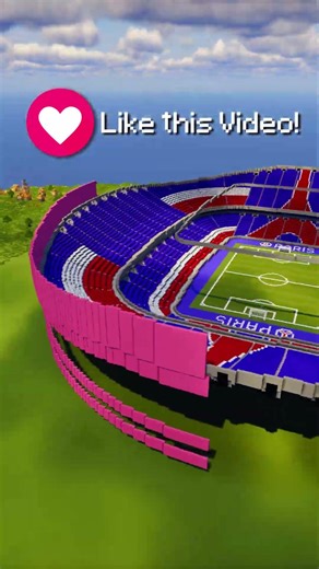 Parc des Princes Cinematic in Minecraft 🎥🏟️✨