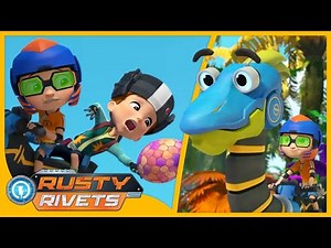 Rusty’s Raptor Race +MORE | Rusty Rivets | Cartoons for Kids