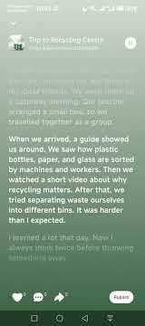 111 Trip to Recycling Centre. 120 words. English Essay Song. Call 0128478740 Online English Tuition.