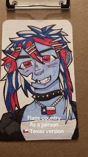Hello flags country as a person Texas version day 1