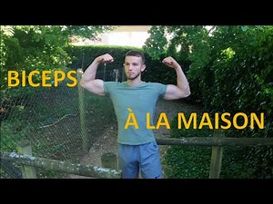BICEPS - 2 EXERCICES À FAIRE À LA MAISON (sans matériel spécifique)
