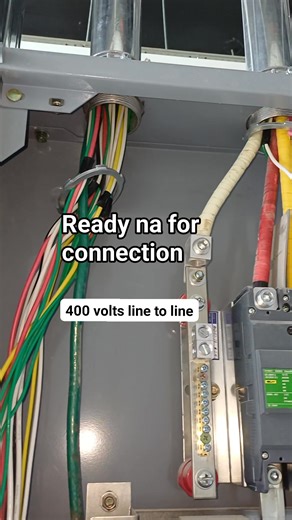 Ready for connection na 400volts line to line #electrician #control #power #technician #switch #wiring #engineering #fblifestyle #diy #electrical | Electricians Guide