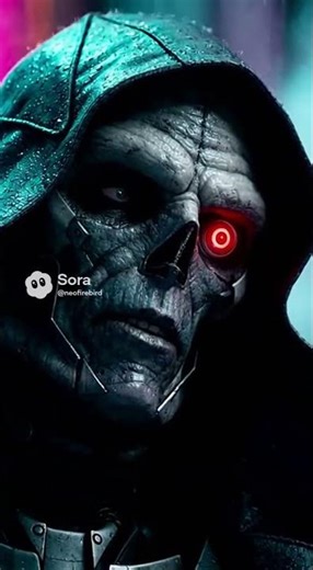 Cyberpunk Skeletal Cyborg: VBI Mark