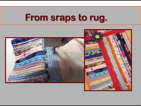 DIY Decorated Placemat from Fabric Strips - Budget Friendly Idea