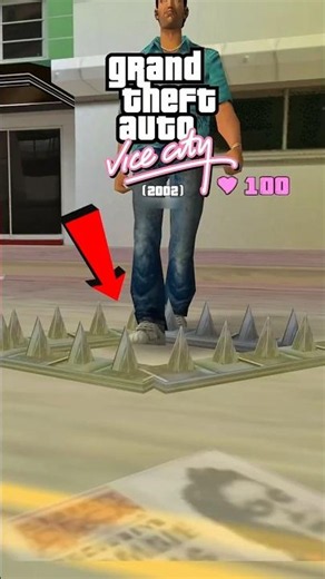 Walking Over Police Spikes in Every GTA! 😱 #gta #gta5 #gaming