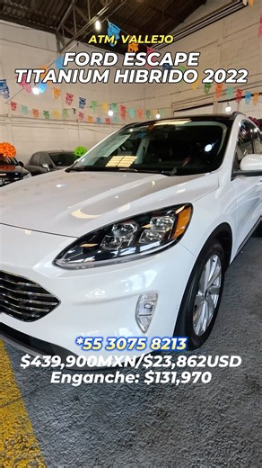 FORD ESCAPE TITANIUM HIBRIDO 2022, de contado a tratar o te lo puedes llevar desde el 30% de enganche, #ford #escape #vseccion | V Sección