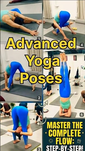 17 Best yoga poses in just 47 seconds . Follow for more videos ✨