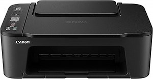 Canon Farbtintenstrahldrucker PIXMA TS3450 Multifunktionsgerät DIN A4 (Scanner, Kopierer, Drucker, 4800 x 1200 DPI, LCD, WLAN, USB, Apple AirPrint, PIXMA Cloud Link, Duplexdruck), schwarz, 1