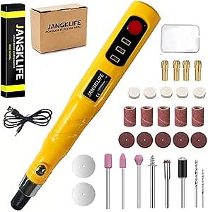 USB Cordless Rotary Tool Kit,Woodworking Engraving Pen,DIY For Jewelry Metal Glass Mini Wireless Drill