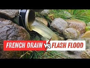 Monster French Drain in Action - Before, During & After Build - Bruce Twp Michigan