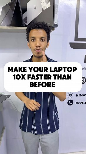 6.1K reactions · 1.1K shares | www.mrjlaptops.co.ke. How to make your laptop 10x faster than before for free #laptop #faster #free | Mrj Laptops | Facebook