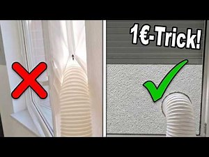Perfectly Seal Your Portable AC Hose – Genius DIY Styrofoam Hack!