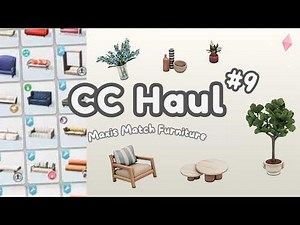 ✨ Best Maxis Match Furniture CC Finds | Sims 4 Custom Content Haul