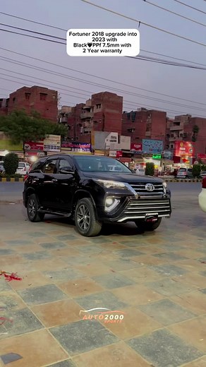 Upgrade Your Fortuner 2018 to 2023 with Black PPF 7.5mm | Auto2000sports