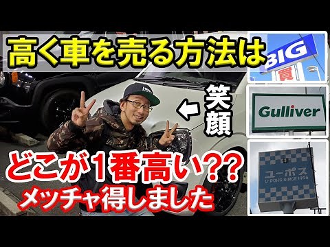 【高く車を売る方法】高く売る為の時期がある。車をどこが一番高く買い取ってくれるかチャレンジ